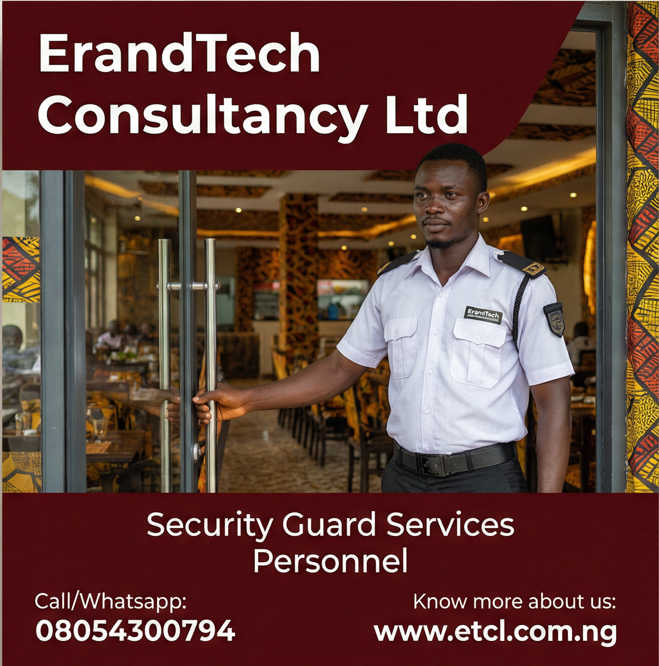Trusted, Trained, Verified and Professional Security Guard Services